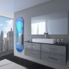 Radiatore Ovale in Vetro Blue Ponsi by Viadurini