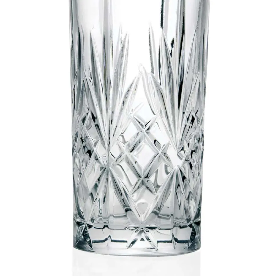 12 Bicchieri Tumbler Alto Highball per Cocktail in Eco Cristallo - Cantabile Viadurini