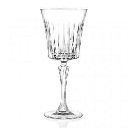 12 Calici da Vino Acqua Cocktail in Cristallo Ecologico di Lusso - Senzatempo Viadurini