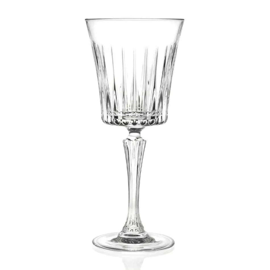 12 Calici da Vino Acqua Cocktail in Cristallo Ecologico di Lusso - Senzatempo Viadurini