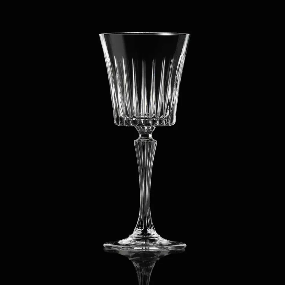 12 Calici da Vino Acqua Cocktail in Cristallo Ecologico di Lusso - Senzatempo Viadurini