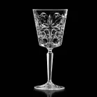 12 Calici per Acqua Bibite o Cocktail Design in Eco Cristallo Decorato - Destino Viadurini