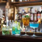 12 Calici per Acqua Bibite o Cocktail Design in Eco Cristallo Decorato - Destino Viadurini