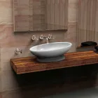 Lavandino Bagno Design Egg Made in Italy Viadurini