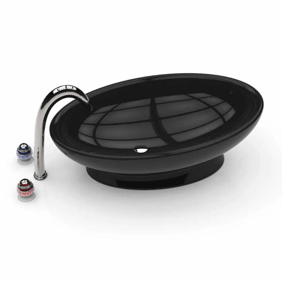 Lavandino Bagno Design Egg Made in Italy Viadurini