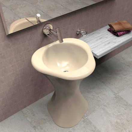 Lavabo Bagno Design Twister Made in Italy Viadurini