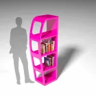 Libreria Design Moderno B-Side Made in Italy Viadurini