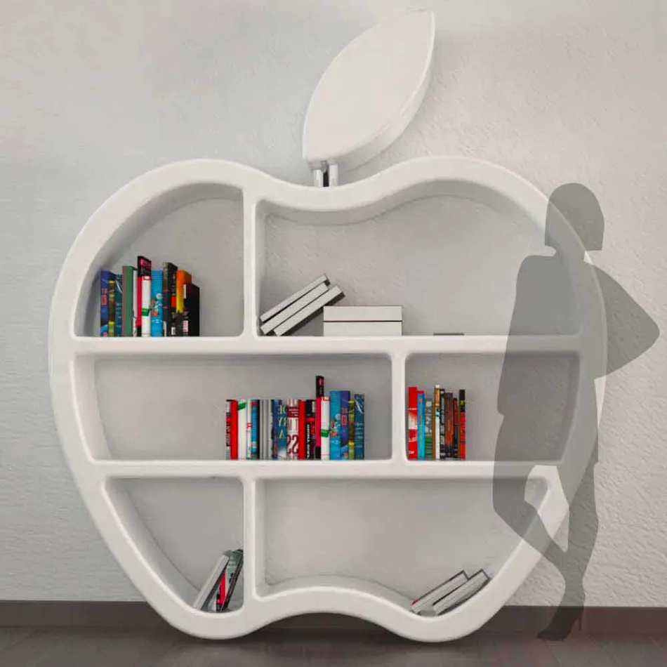 Libreria Design Moderno Gluttony Made in Italy Viadurini