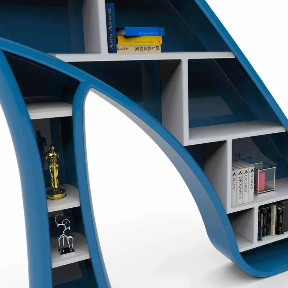 Libreria Design Lady Made in Italy Viadurini