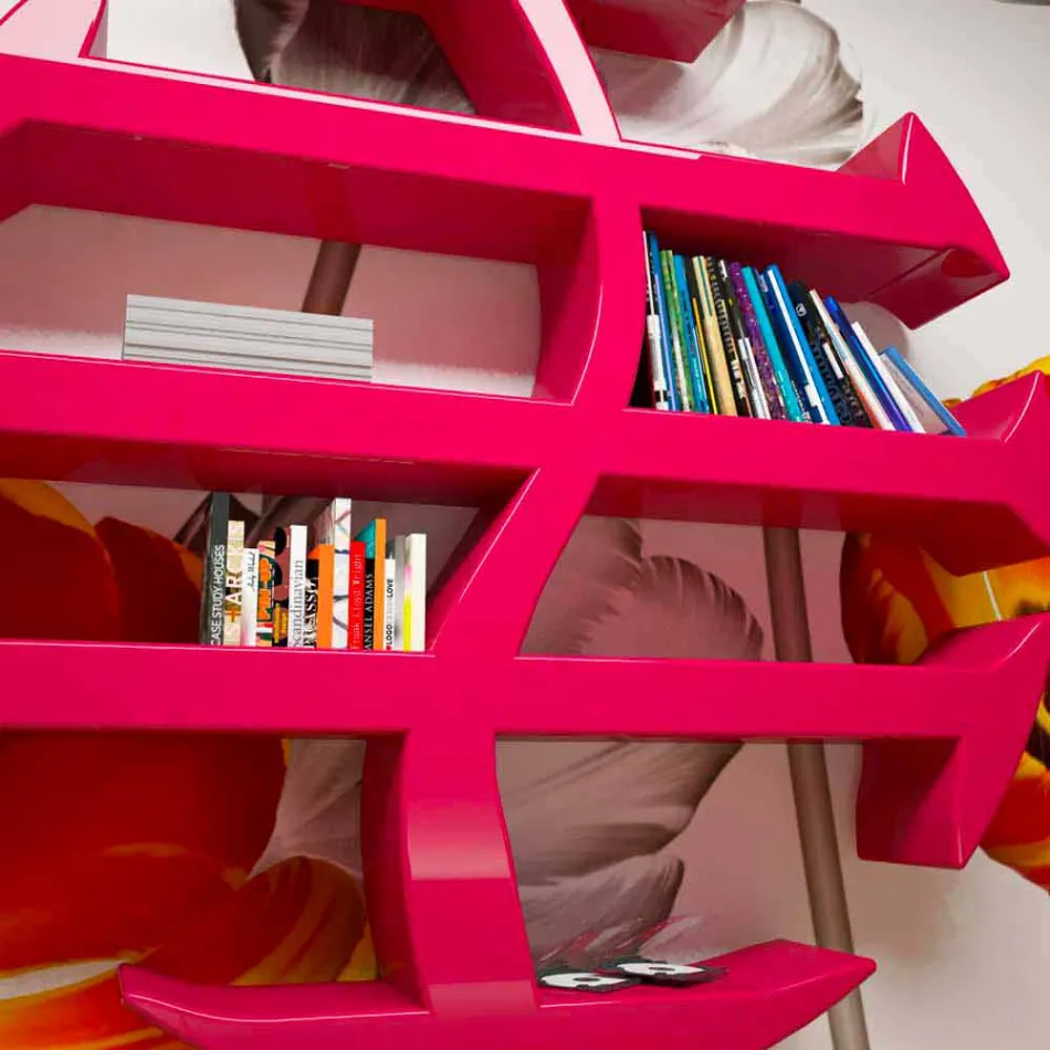 Libreria Design Stevenson Made in Italy Viadurini