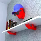 Mensola Design Vladimir Made in Italy Viadurini