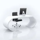 Scrivania Design Arredo Ufficio Adams Made in Italy Viadurini
