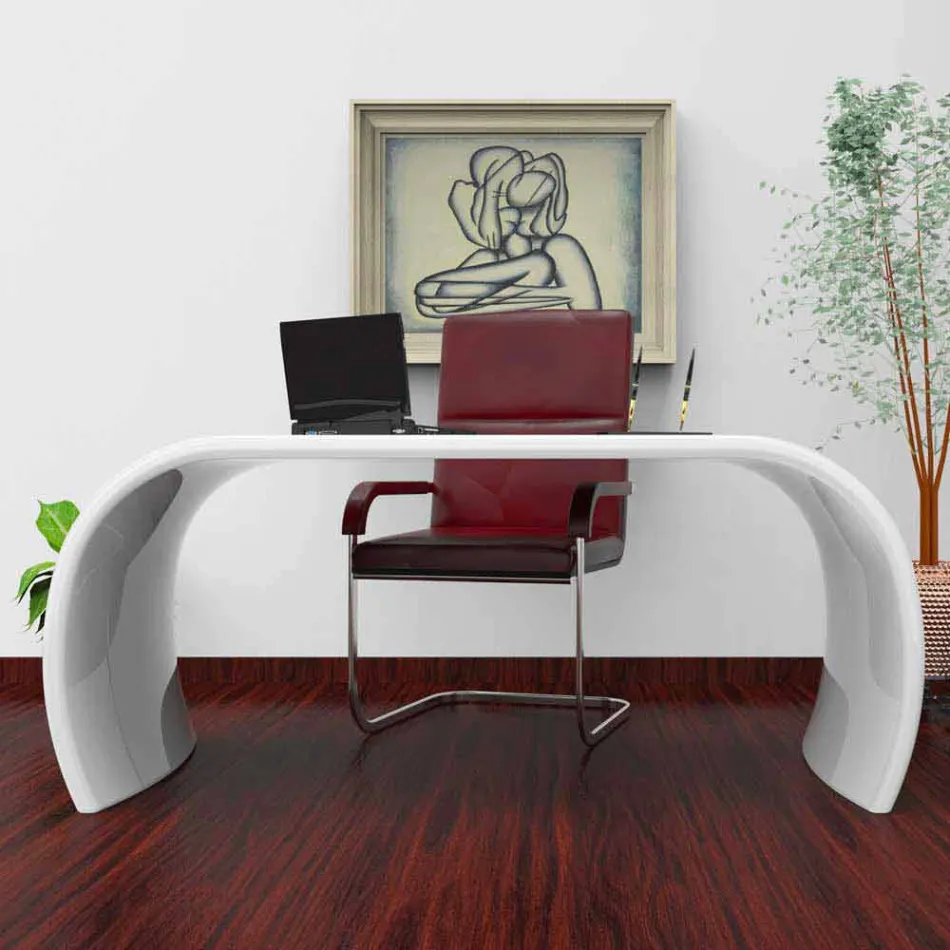 Scrivania Design Ufficio Ola Made in Italy Viadurini