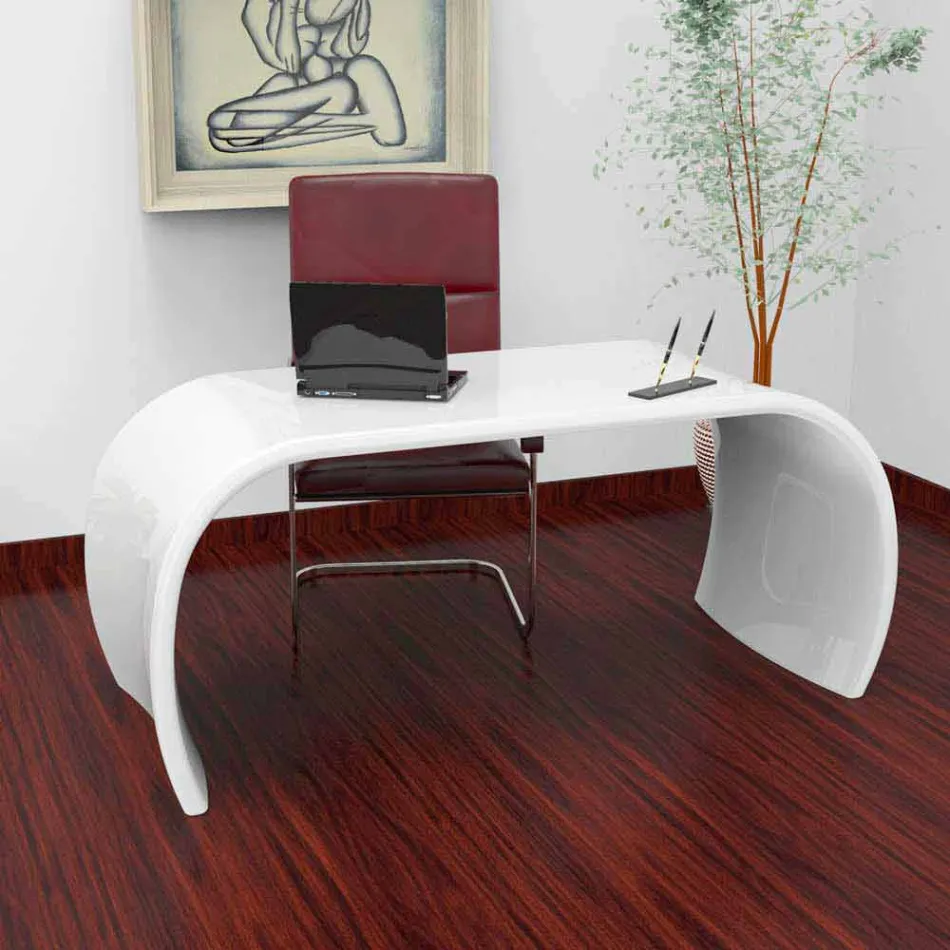 Scrivania Design Ufficio Ola Made in Italy Viadurini