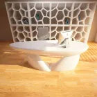 Scrivania Ufficio Design Sofstone Made in Italy Viadurini