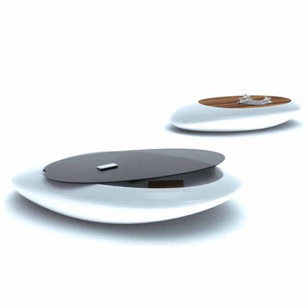 Tavolino Design Soggiorno Drop Made in Italy Viadurini