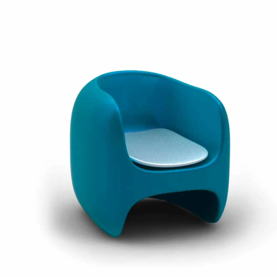 Poltrona Design Moderno Apple Made in Italy Viadurini