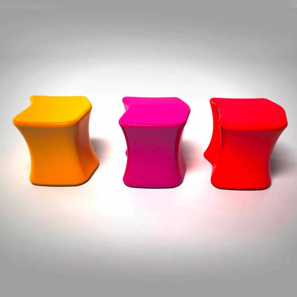 Sgabello Design Moderno Dirimo Made in Italy Viadurini