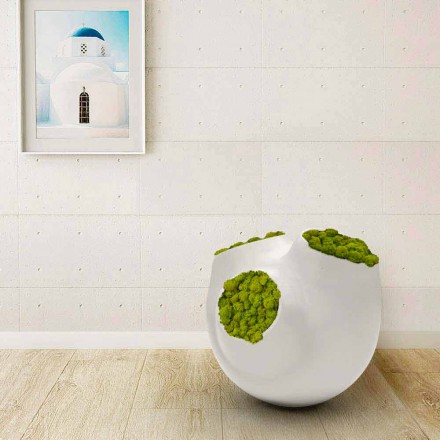 Vaso Decorativo Design Luna Made in Italy Viadurini