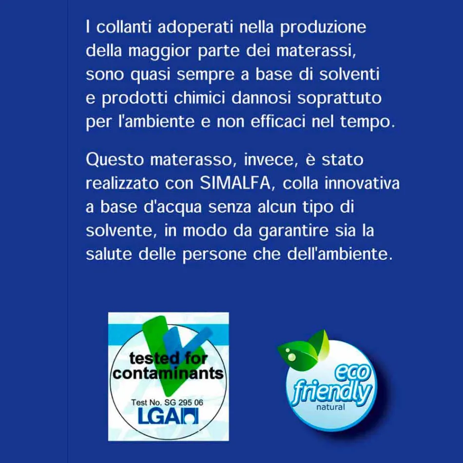 Materasso Memory Singolo Bio Maxi Viadurini