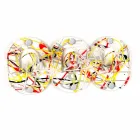 2 Appendiabiti da Parete Triplo in Plexiglass Colorato Design a Clip - Freddie Viadurini
