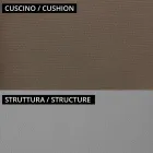 2 Poltrone Impilabili da Giardino in Metallo e Cuscino Made in Italy - Fontana Viadurini