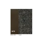 2 Sedie da Interno Metallo Bronzo Seduta Tessuto Bliss - Varen Viadurini