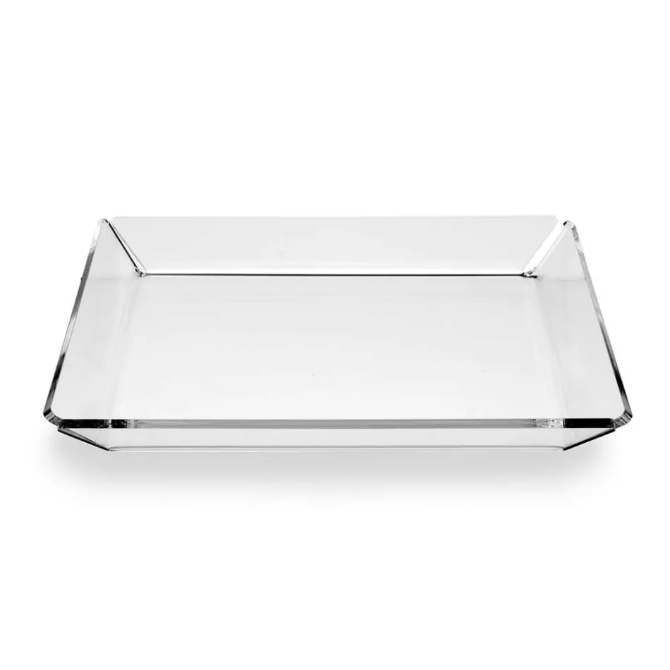2 Svuotatasche di Design Moderno da Ingresso in Plexiglass Trasparente - Tonio Viadurini