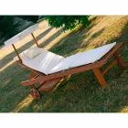 Lettino Regolabile Real Teak Viadurini
