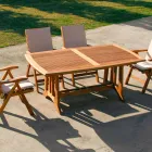 Tavolo Allungabile Amalfi Real Teak Viadurini