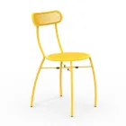 4 Sedie da Giardino in Metallo di Diversi Colori Made in Italy - Siepe Viadurini