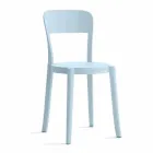 4 Sedie Impilabili da Esterno in Polipropilene di Design Made in Italy - Alexus Viadurini