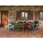 4 Sedie Impilabili da Esterno in Polipropilene di Design Made in Italy - Alexus Viadurini