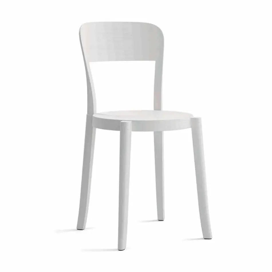 4 Sedie Impilabili da Esterno in Polipropilene di Design Made in Italy - Alexus Viadurini