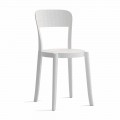 4 Sedie Impilabili da Esterno in Polipropilene di Design Made in Italy - Alexus