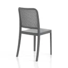 4 Sedie Indoor e Outdoor Impilabili in Polipropilene - Pavone Viadurini