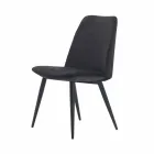 4 Sedie per Sala da Pranzo Imbottite Rivestite in Velluto Made in Italy – Granella Viadurini