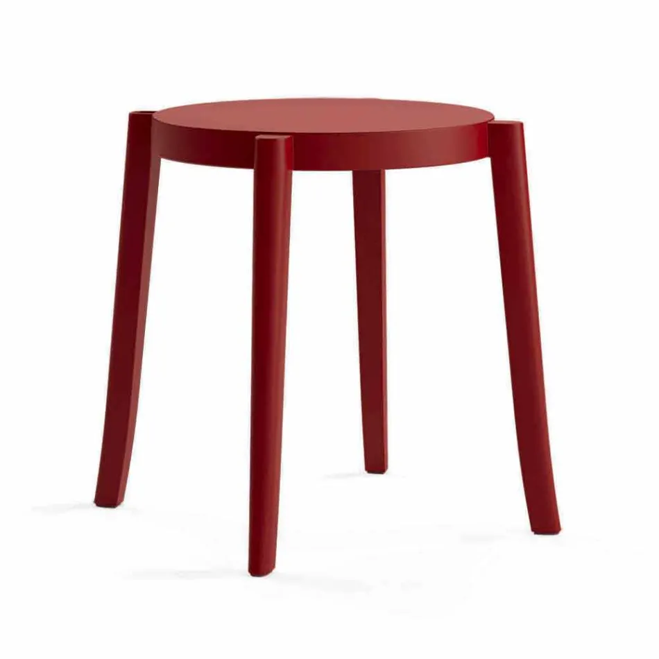 4 Sgabelli da Esterno Impilabili Design in Polipropilene Made in Italy - Anona Viadurini