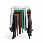 4 Sgabelli da Esterno Impilabili Design in Polipropilene Made in Italy - Anona Viadurini