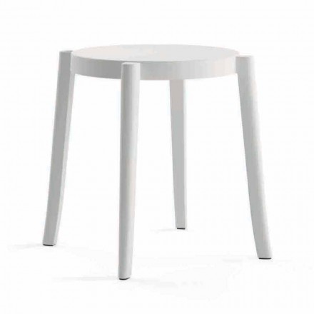4 Sgabelli da Esterno Impilabili Design in Polipropilene Made in Italy - Anona Viadurini