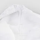 Accappatoio Bianco di Lino Pesante con Cappuccio Lusso Italiano - Palace Viadurini