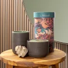 Accessori Bagno Verdi in Argilla Refrattaria Made in Italy - Antonella Viadurini