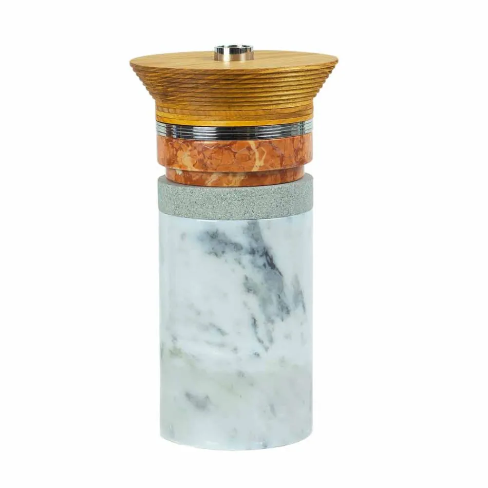 Accessori per Aperitivo Strumenti Cocktail in Marmo, Legno e Acciaio - Normanno Viadurini