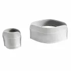 Accessori per Scrivania in Cuoio Rigenerato da 4 Pezzi Made in Italy - Ebe Viadurini