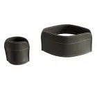 Accessori per Scrivania in Cuoio Rigenerato da 5 Pezzi Made in Italy - Ebe Viadurini