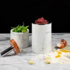 Accessori Salvaspazio per Cucina Strumenti in Marmo, Legno e Acciaio - Astoria Viadurini