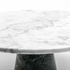 Alzata per Dolci Moderna in Marmo di Carrara e Marquinia Made in Italy - Spino Viadurini