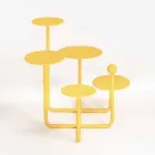 Alzatina per Dolci di Design in Acciaio Verniciato Made in Italy - Pennellope Viadurini