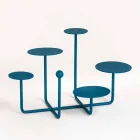 Alzatina per Dolci di Design in Acciaio Verniciato Made in Italy - Pennellope Viadurini