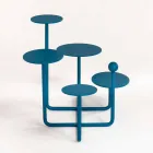 Alzatina per Dolci di Design in Acciaio Verniciato Made in Italy - Pennellope Viadurini